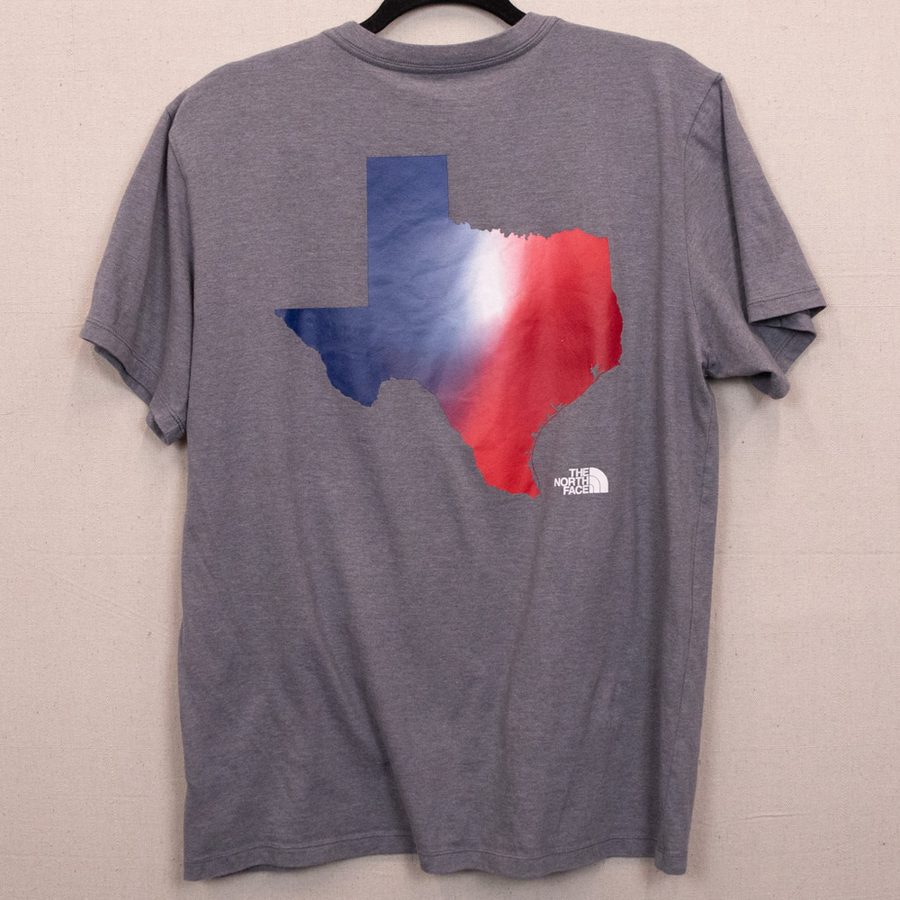 The North Face Texas graphic grey t-shirt-M